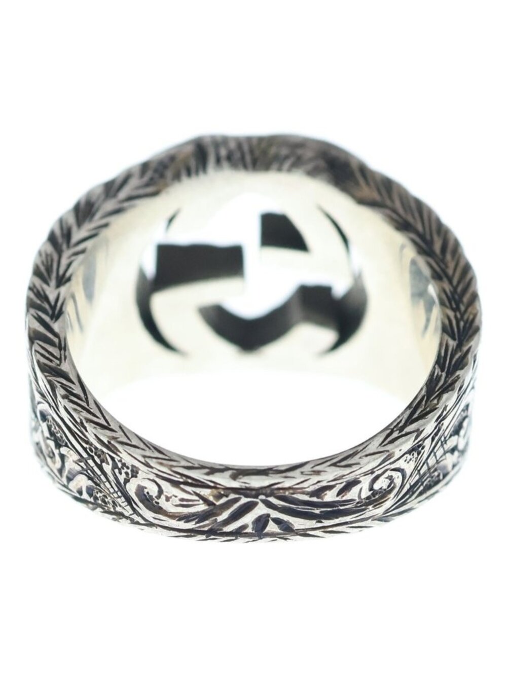 Gucci Interlocking Ring Silver - Picture 2 of 8